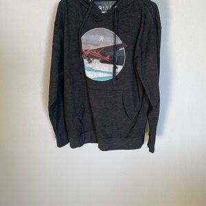 Men's Black Graphic Hoodie